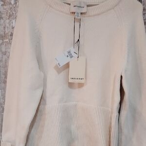 Industry Cream Women's Crew Neck Sweater